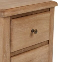 Dunelm Giselle 2 Drawer Bedside Table, Mango Wood -Home Furniture 30727655 alt05