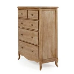 Dunelm Giselle 5 Drawer Chest, Mango Wood 8 Dunelm Giselle 5 Drawer Chest, Mango Wood -Home Furniture 30727656 alt02