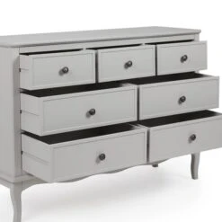 Dunelm Clara 7 Drawer Chest, Grey & Pine -Home Furniture 30728479 alt03