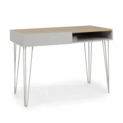 Dunelm Penelope Grey Hairpin Desk -Home Furniture 30729071 alt04