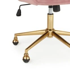 Dunelm Connie Pleated Velvet Office Chair 9 Dunelm Connie Pleated Velvet Office Chair -Home Furniture 30730173 alt03