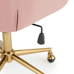 Dunelm Connie Pleated Velvet Office Chair 10 Dunelm Connie Pleated Velvet Office Chair -Home Furniture 30730173 alt04