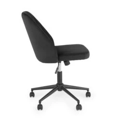Dunelm Mya Velvet Office Chair -Home Furniture 30730179 alt04