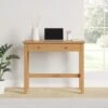 Dunelm Bromley Slim Line Desk Oak