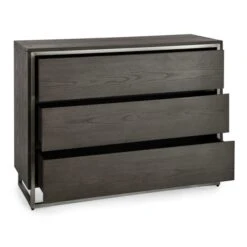 Dunelm Logan 3 Drawer Chest, Grey -Home Furniture 30737349 alt04