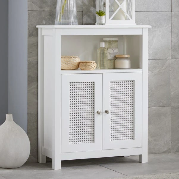 Dunelm Palermo White Console Unit 1 Dunelm Palermo White Console Unit