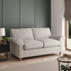 Dunelm Rosa Soft Chenille 2 Seater Sofa