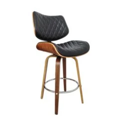 Dunelm Remy Faux Leather Bar Stool