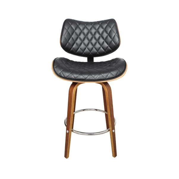 Dunelm Remy Faux Leather Bar Stool 2 Dunelm Remy Faux Leather Bar Stool - Image 2