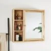 Dunelm French Cane Mirror Cabinet