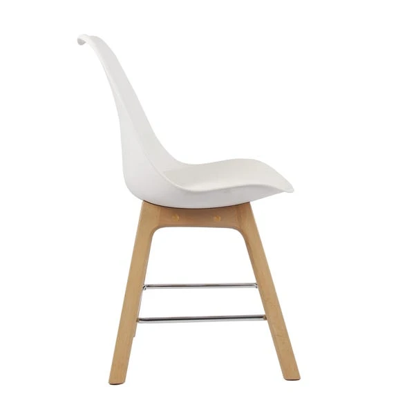 Dunelm Erik White Dining Chair 5 Dunelm Erik White Dining Chair - Image 5