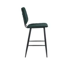 Dunelm Austin Velvet Bar Stool -Home Furniture 30748271 alt02