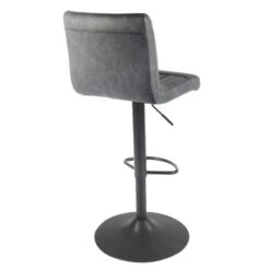 Dunelm Felix Faux Leather Bar Stool -Home Furniture 30748292 alt04