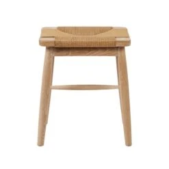 Dunelm Churchgate Ash Wood Stool -Home Furniture 30748634 alt03