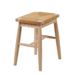 Dunelm Churchgate Ash Wood Stool -Home Furniture 30748634 alt04