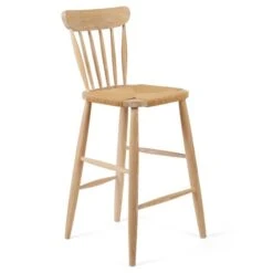 Dunelm Churchgate Ash Wood Spindle Bar Stool -Home Furniture 30748639 alt04