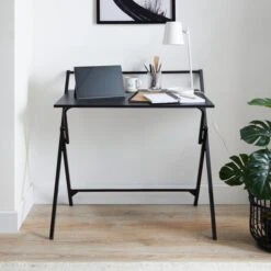 Dunelm Evelyn Black Folding Desk
