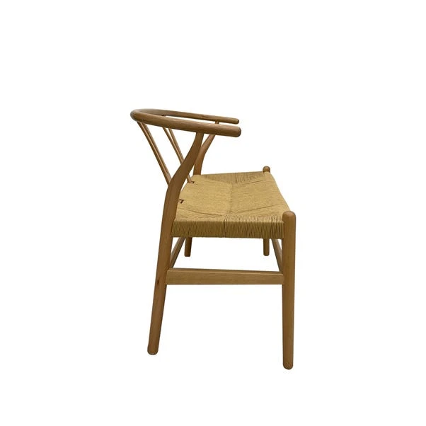 Dunelm Lara Wishbone Bench Seat 3 Dunelm Lara Wishbone Bench Seat - Image 3