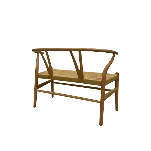 Dunelm Lara Wishbone Bench Seat 4 Dunelm Lara Wishbone Bench Seat - Image 4