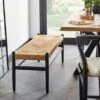 Dunelm Lara Wishbone Dining Bench