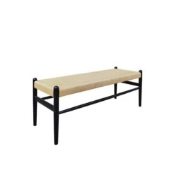 Dunelm Lara Wishbone Dining Bench -Home Furniture 30751861 alt02