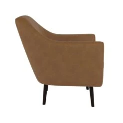 Dunelm Eddie Faux Leather Tub Armchair -Home Furniture 30752137 alt03