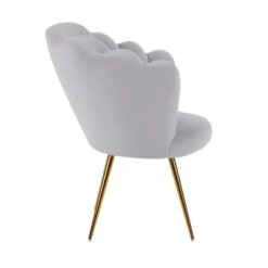 Dunelm Vivian Velvet Cocktail Chair -Home Furniture 30752142 alt03
