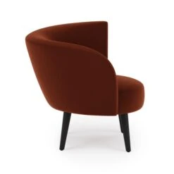 Dunelm Ophelia Velour Accent Chair -Home Furniture 30752725 alt03