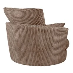 Dunelm Blake Jumbo Cord Swivel Chair -Home Furniture 30753404 alt03