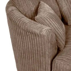 Dunelm Blake Jumbo Cord Swivel Chair -Home Furniture 30753404 alt05