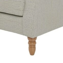 Dunelm Oswald Grey Herringbone Wingback Armchair -Home Furniture 30753405 alt05