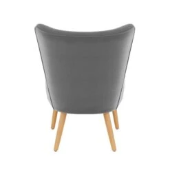 Dunelm Eliza Velvet Cocktail Chair -Home Furniture 30754958 alt04