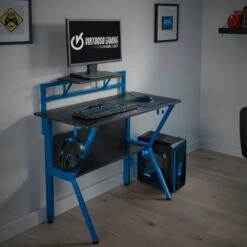 Virtuoso Rogue Blue Gaming Desk