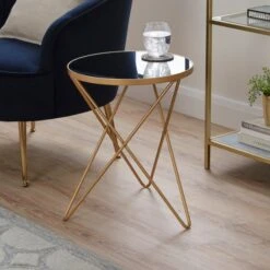 Dunelm Zoey Mirror Top Side Table