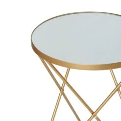 Dunelm Zoey Mirror Top Side Table -Home Furniture 30756924 alt03