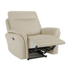 Dunelm Monte Distressed Faux Leather Reclining Armchair -Home Furniture 30762282 alt05