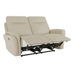 Dunelm Monte Distressed Faux Leather Reclining 2 Seater Sofa -Home Furniture 30762283 alt05