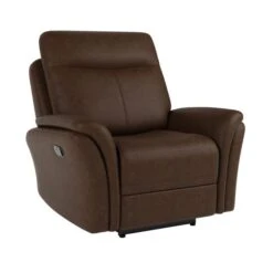 Dunelm Monte Faux Suede Manual Reclining Armchair -Home Furniture 30762285 alt02