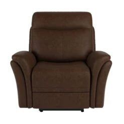 Dunelm Monte Faux Suede Manual Reclining Armchair -Home Furniture 30762285 alt03