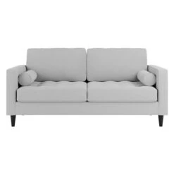 Dunelm Zoe Light Grey Boucle 3 Seater Sofa Bed -Home Furniture 30762497 alt03