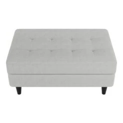 Dunelm Zoe Boucle Storage Footstool -Home Furniture 30763808 alt03