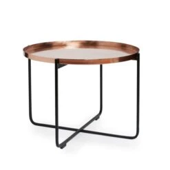 Dunelm Tiana Coffee Table Metallic Effect -Home Furniture 30763827 alt02