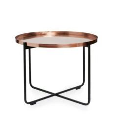 Dunelm Tiana Coffee Table Metallic Effect -Home Furniture 30763827 alt03