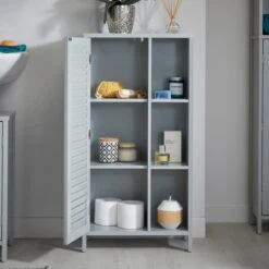 Dunelm Tuscany Console Unit Grey -Home Furniture 30764102 alt02