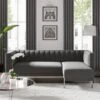 Dunelm Bellamy Luxe Velvet Right Hand Corner Chaise