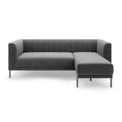 Dunelm Bellamy Luxe Velvet Right Hand Corner Chaise 8 Dunelm Bellamy Luxe Velvet Right Hand Corner Chaise -Home Furniture 30764600 alt02