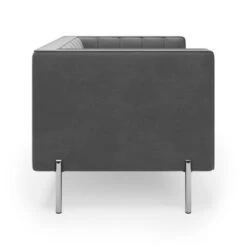 Dunelm Bellamy Luxe Velvet Snuggle Chair -Home Furniture 30764681 alt03