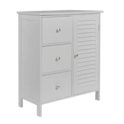 Dunelm Nautical Grey 3 Drawer Console Unit 7 Dunelm Nautical Grey 3 Drawer Console Unit -Home Furniture 30764881 alt02