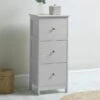 Dunelm Nautical Grey 3 Drawer Unit