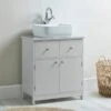 Dunelm Nautical Grey Under Sink Unit